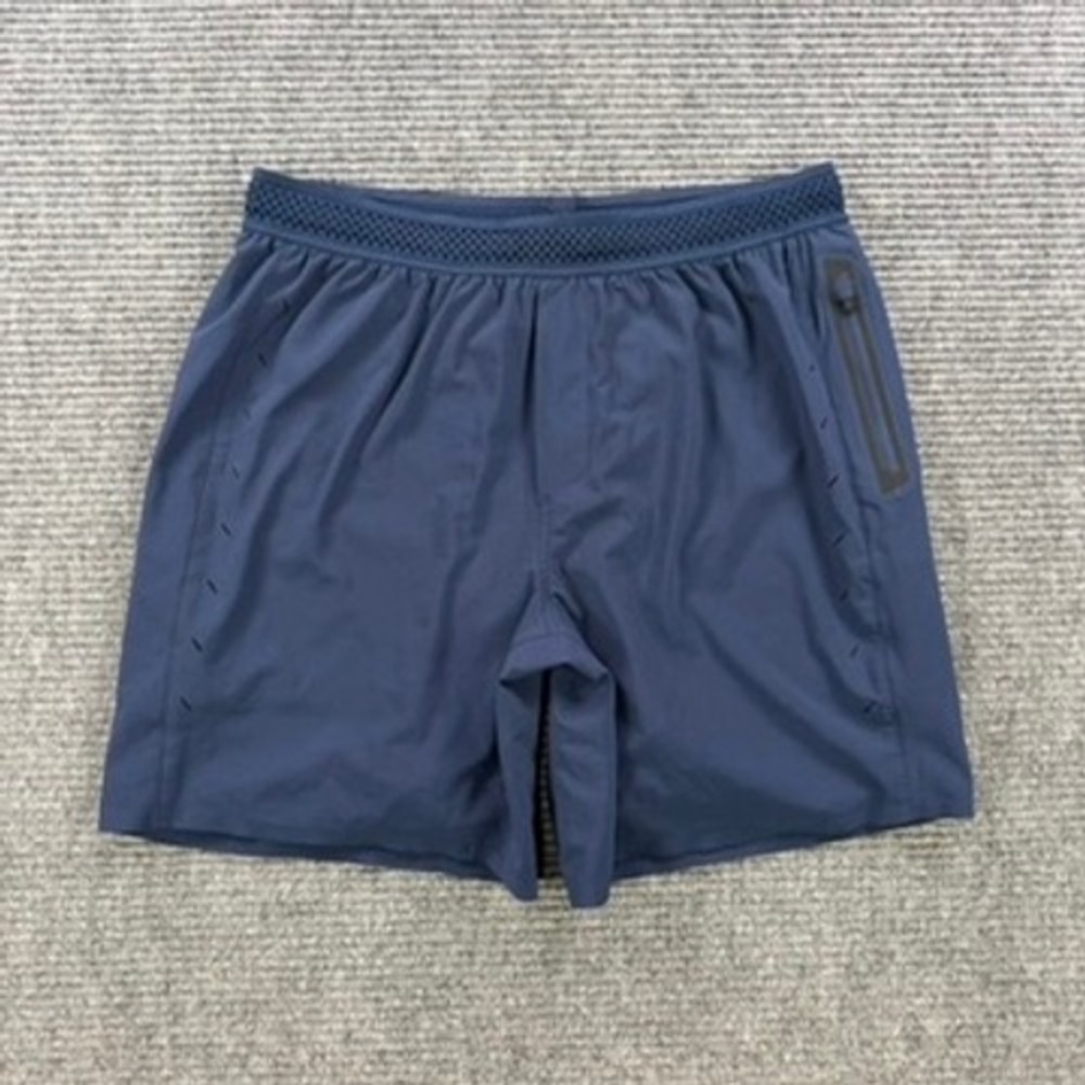 Ten Thousand The Session Short 7" Inseam Navy Blue Mens Medium Liner Workout Gym